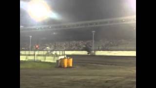 Kevin Swindell injured in crash at Knoxville Raceway [upl. by Lothario]