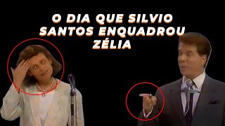 Silvio Santos enquadra Zélia Cardoso  Linguagem Corporal [upl. by Acila790]