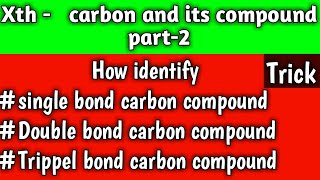 how to identify single double and Trippel bonds [upl. by Assinna]