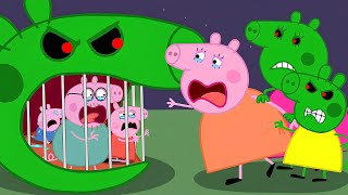 Run Peppa Pig Run Zombies Are Invading Pig City 🧟‍♀️🧟 Peppa Pig Funny Animation [upl. by Sloane]