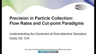 Precision in Particle Collection Flow Rates and CutPoint Paradigms [upl. by Atnim]