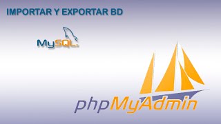 COMO IMPORTAR Y EXPORTAR UNA BASE DE DATOS EN PHPMYADMIN DE MANERA CORRECTA SIN ERRORES [upl. by Clarke]