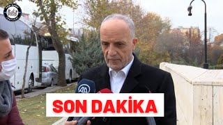 Türk iş başkanı Ergün Atalay bas bas bağırdı İşçiler birlik oldu Vergide adalet gelsin Son dakika [upl. by Gnouv]