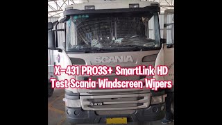 LAUNCH X431 PRO3S SmartLink HD Test Scania Windscreen Wipers launchx431fr [upl. by Lahpos]