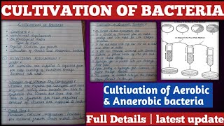 Cultivation of bacteria  cultivation of Aerobic and anaerobic bacteria [upl. by Lledner]