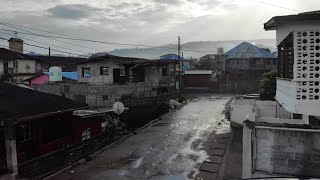 Empty streets in Freetown as Sierra Leone imposes national curfew  AFP [upl. by Diarmuid]