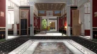 Walk around in a 3D splendid house from the ancient Pompeii [upl. by Aihsei]