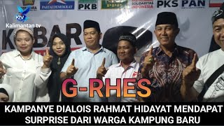 CALON BUPATI RAHMAT HIDAYAT MENDAPAT SURPRISE DARI WARGA KELURAHAN BARU [upl. by Biel]