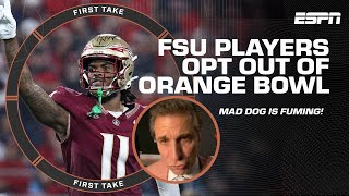 That doesnt show me GUTS at all 🗣️  Mad Dog GOES OFF on FSU players  First Take [upl. by Shimkus189]