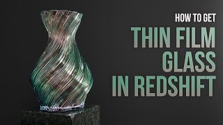 How to make thin film glass in Redshift  HOUDINI [upl. by Riebling263]