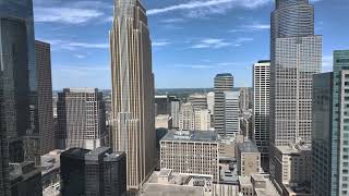 View from Foshay Museum and Observation Deck 20240806 Minneapolis MN 4K HDR [upl. by Sutsugua]