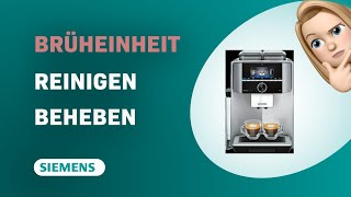 So beheben Sie Ihren Siemens EQ9 Plus mit der Anzeige Reinigen der Brüheinheit [upl. by Berg]