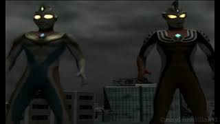 Ultraman Fighting Evolution 3  Tag Mode with Dyna and Justice [upl. by Mccoy365]