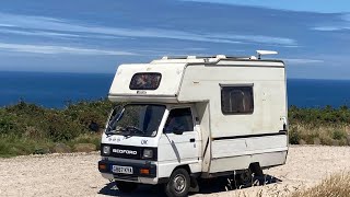 Bedford Nipper DJI Mini pro3 Praa sands Cornwall road trip [upl. by Reggie]