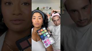 EYESHADOW COLOR THEORY WITH THE NEW danessamyricksbeauty palette⁉️ feat my fiancé 😂 [upl. by Yard]