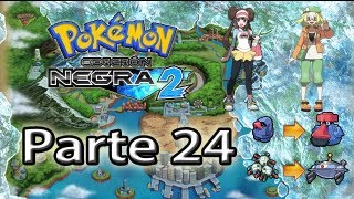 Pokémon Negro 2 por Muerte17 Parte 24  Cueva Electroroca 1 de 2 quotCombate y Nivel Triplequot [upl. by Ahseikan312]