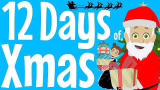 Twelve Days of Christmas with Lyrics Christmas Carol amp Song for Kids [upl. by Aisauqal517]