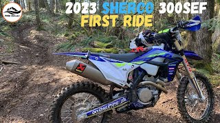 2023 Sherco 300SEF First Ride [upl. by Eiblehs]