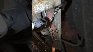 Never use hose clamps on your transmission lines mechanic diy car truck transmission [upl. by Airtened351]