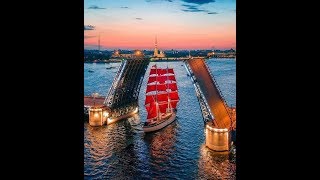 Алые парусаScarlet sails Saint Petersburg [upl. by Othilia]