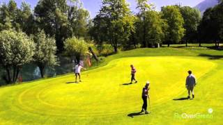 Golf De Grenoble Charmeil  drone aerial video  Overview long [upl. by Welby]