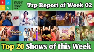 BARC TRP Report of Week 02  Top 20 Shows of this Week [upl. by Beth]