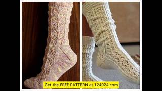 easy knit socks knitted sock pattern circular sock knitting machine [upl. by Artsa]