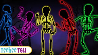 Panch Skeletons Nikle Raat Ko पांच स्केलेटन्स  New Spooky Scary Song By Teehee Toli [upl. by Jay734]