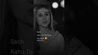 Sach Kahu To Dil Khush Ho Gaya  Fareb Writers Status  WhatsApp Status  Parizaad episode status 💔🥀 [upl. by Lilli761]