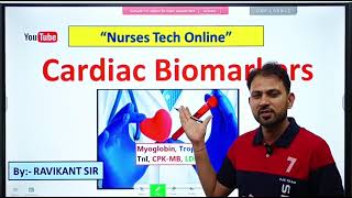 Cardiac Biomarkers in myocardial infarction Myocardial injury marker  NORCET  Nurses Tech Online [upl. by Lucic]