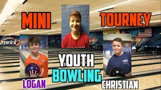 Youth Bowling Match Play  Logan vs Christian vs Brandon [upl. by Richardo815]