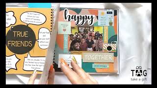 Farewell Scrapbook  Farewell Gifts  Scrapbook Ideas [upl. by Renato932]