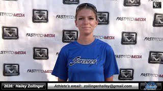 2026 Hailey Zollinger 383 GPA  Third Base 2nd Base amp Outfielder Recruiting Video  Sorcerer Wynn [upl. by Vez330]