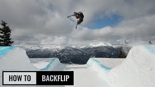 How To Backflip On Skis [upl. by Anhcar]