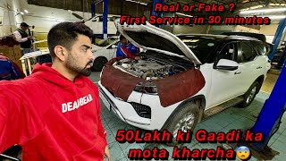 Fortuner ki First Service Kaa झूठ और सच 😲  50000 ka Kharcha Mangti hai [upl. by Marpet]