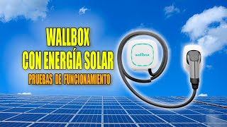 Wallbox Pulsar Plus  Pruebas en instalación fotovoltaica  Gestión excedente paneles solares [upl. by Chabot]