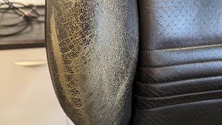 Make worn leather car seats look new [upl. by Essej]