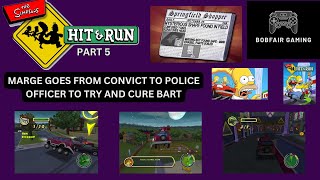 Simpsons Hit and Run Part 5  Marge Simpson Convict Police Officer Crop Circles What is Going on [upl. by Ayidan]