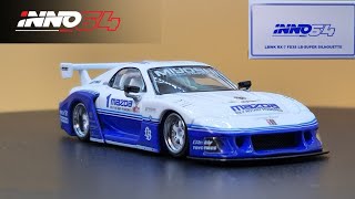 INNO MODEL LBWK RX7 FD3S LBSUPER SILHOUETTE HONG KONG TOY CAR SALON 2024 SPECIAL EDITION [upl. by Asoramla]