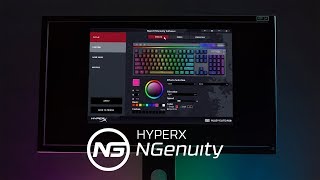 HyperX RGB、巨集和設定檔設定軟體  HyperX NGenuity [upl. by Kin]