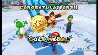 Mario amp Sonic at the Olympic Winter Games  Ice Hockey 2 Team MarioSuperstars [upl. by Camel885]