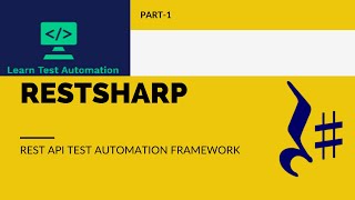 RestSharp v108 REST APIs Testing using C RestSharp and Net Core  Part 1 [upl. by Cerelly685]