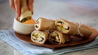 Wrap de Pollo y Vegetales  Recetas Natura [upl. by Irpak]