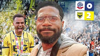 RACE TO THE CHAMPIONSHIP  BOLTON Vs OXFORD UNITED  EFL LEAGUE ONE PLAYOFF FINAL VLOG [upl. by Ayhtnic]