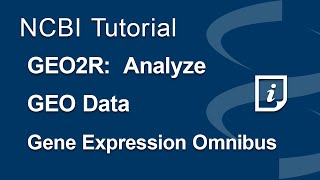 GEO2R Analyze GEO Data [upl. by Ahseenal]