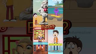 Who is Strongest Animation Meme shorts memes animation funny [upl. by Haidabo]