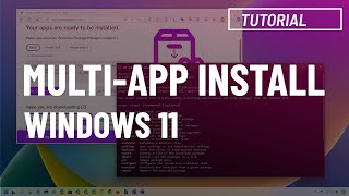 Windows 11 Bulk install multiple apps 3 ways [upl. by Gnap]