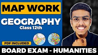 Geography Class 12 All Maps for Board Exam 2024 CBSE [upl. by Helman]