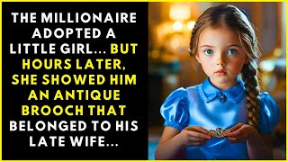 THE MILLIONAIRE ADOPTED A GIRL HOURS LATER SHE SHOWED HIM AN ANTIQUE BROOCH THAT [upl. by Randolph]