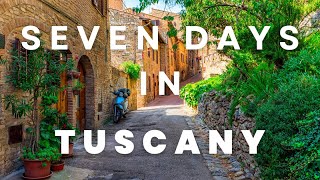 Escape to Tuscany Your Epic 7Day Itinerary 2024  Travel Guide 🇮🇹 [upl. by Lovmilla]